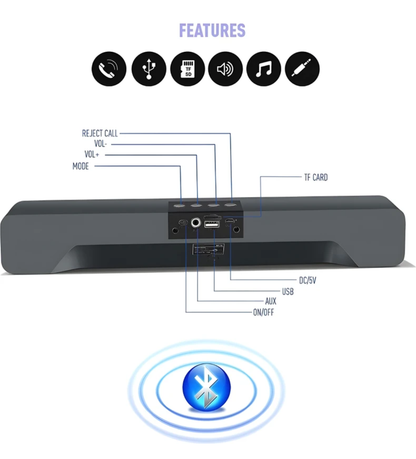 Bluetooth TWS Soundbar